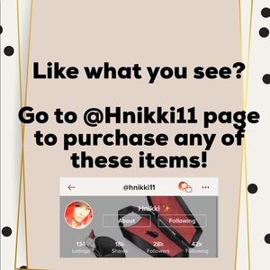 FOR SALE ON @Hnikki11 page!